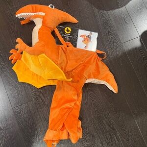 Pterodactyl Toddler ride on dinosaur costume 3-4t New Orange